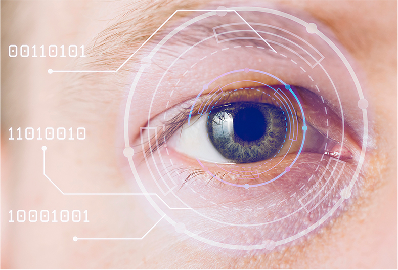 眼のピントを合わせる能力を測る『眼年齢』検査